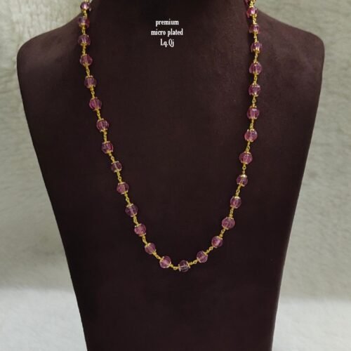 One gram gold Jewellery | One gram gold Pearls Chains | One gram gold Mutyala Chains