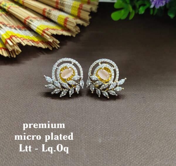 One gram gold Earrings |One gram gold Stud Earrings