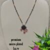 Short Black beads | One gram gold Black beads | Nallapusala Chains