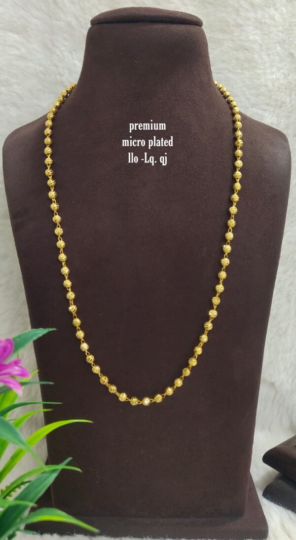 One gram gold Plain Chains | One gram gold Jewellery | One gram gold Chains