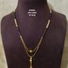 Short Black beads | One gram gold Black beads | Nallapusala Chains