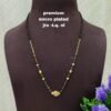 Short Black beads | One gram gold Black beads | Nallapusala Chains