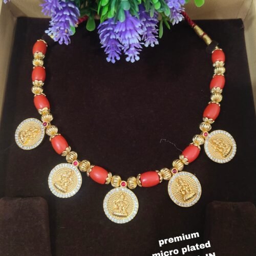 One gram gold Coral chains | One gram gold Pagadala Chains | One gram gold Jewellery