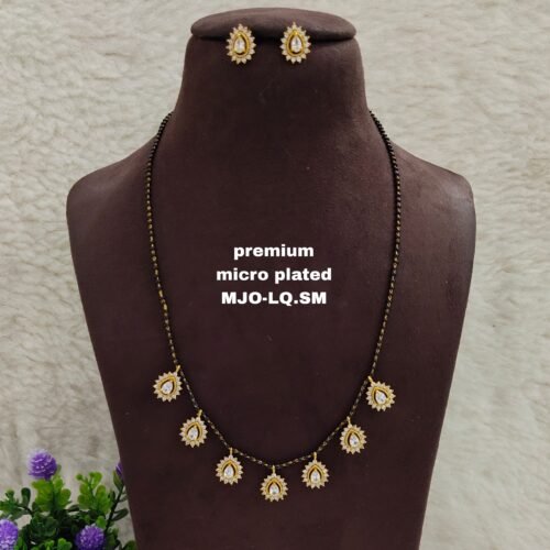 Picsart_25-02-20_15-26-32-817 Short Black beads | One gram gold Black beads | Nallapusala Chains