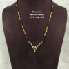 Short Black beads | One gram gold Black beads | Nallapusala Chains