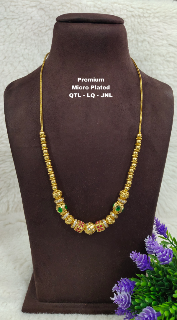 •	One gram gold Antique Chains | One gram gold Jewellery |Antique Chains