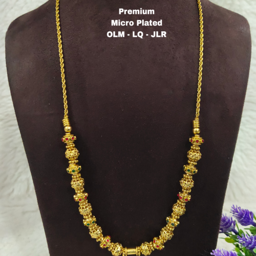 •	One gram gold Antique Chains | One gram gold Jewellery |Antique Chains