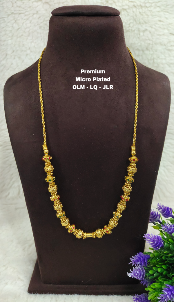 •	One gram gold Antique Chains | One gram gold Jewellery |Antique Chains
