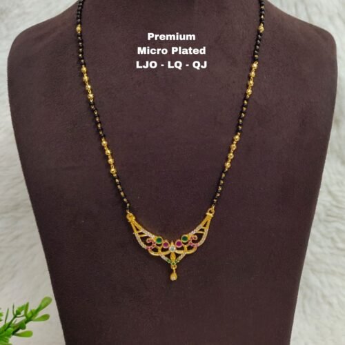 Picsart_25-12-10_16-59-00-570 Short Black beads | One gram gold Black beads | Nallapusala Chains