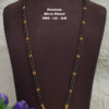 •	One gram gold Jewellery  | One gram gold Long Black Beads |  Black beads