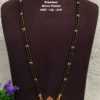 •	One gram gold Jewellery  | One gram gold Long Black Beads |  Black beads