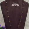 •	One gram gold Jewellery  | One gram gold Long Black Beads |  Black beads