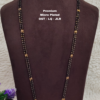 •	One gram gold Jewellery  | One gram gold Long Black Beads |  Black beads