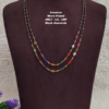 •	Short Black beads | One gram gold  Black Beads |  Nallapusala Chains