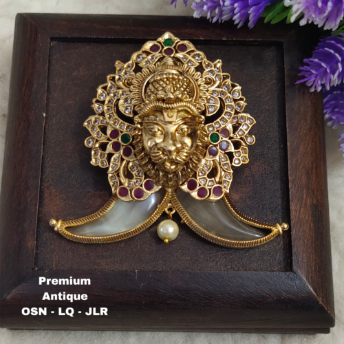 •	One gram gold Puligoru Lockets | One gram gold Lockets | Tiger nail Lockets