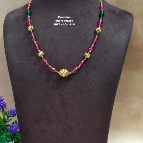 One gram gold Jewellery | One gram gold Chains | One gram gold beads Collection