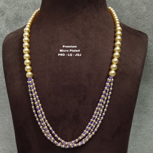 One gram gold Jewellery | One gram gold Pearls Chains | One gram gold  Mutyala Chains