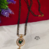 •	Short Black beads | One gram gold  Black Beads |  Nallapusala Chains