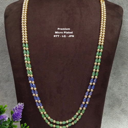 One gram gold Jewellery | One gram gold Pearls Chains | One gram gold  Mutyala Chains