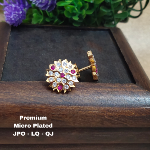 One gram gold Earrings |One gram gold Stud Earrings