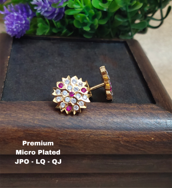 One gram gold Earrings |One gram gold Stud Earrings