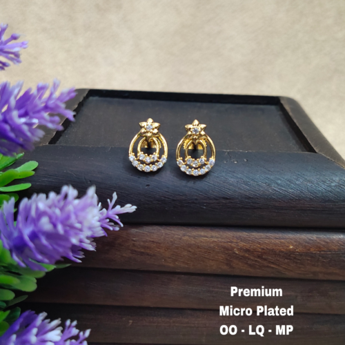 One gram gold Earrings |One gram gold Stud Earrings