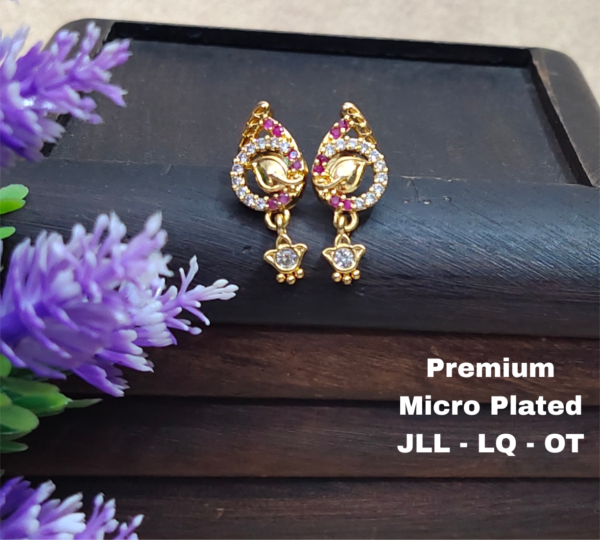 One gram gold Earrings |One gram gold Stud Earrings