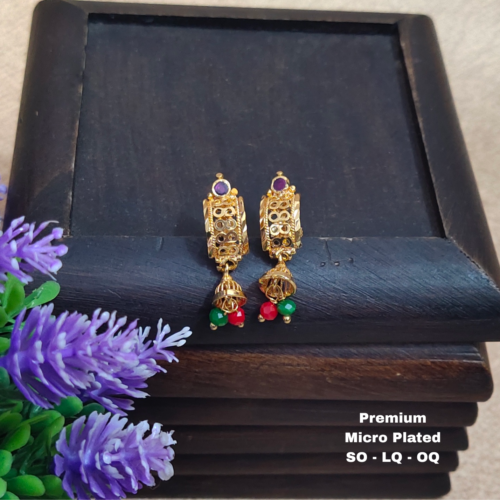 One gram gold Earrings |One gram gold Jhumka Earrings