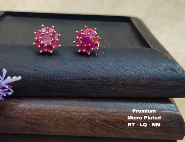 One gram gold Earrings |One gram goid Stud Earrings