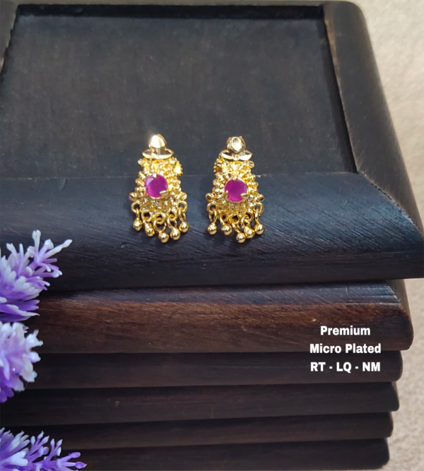 One gram gold Earrings |One gram gold Stud Earrings