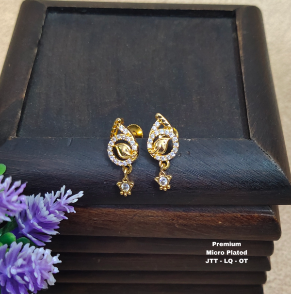One gram gold Earrings |One gram gold Stud Earrings