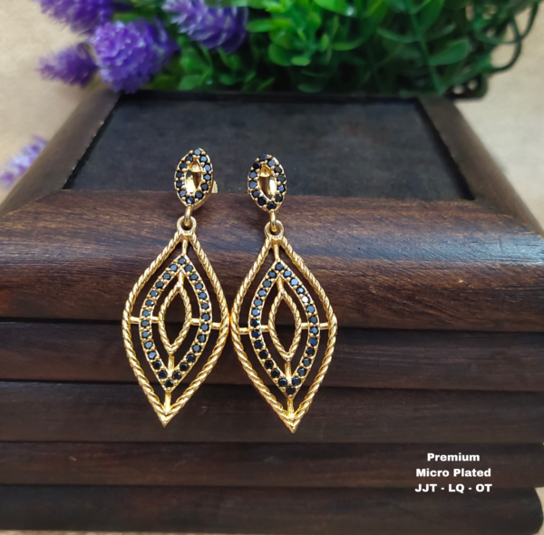 One gram gold Earrings |One gram gold Chandbali Earrings