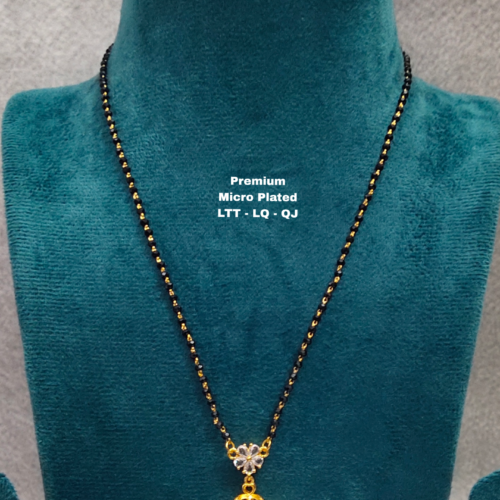 One gram gold Black beads | Nalla Pusala Chains