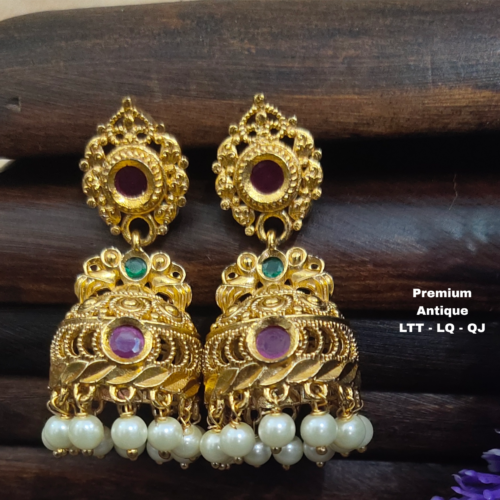 One gram gold Earrings |One gram gold Jhumka Earrings