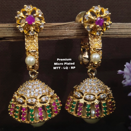 One gram gold Earrings |One gram gold Jhumka Earrings