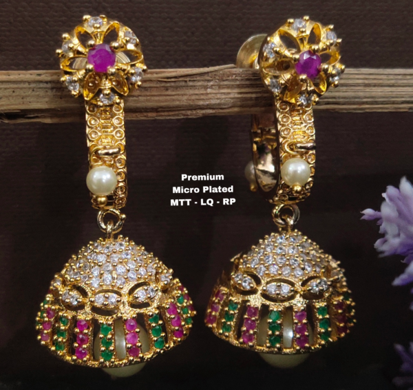 One gram gold Earrings |One gram gold Jhumka Earrings