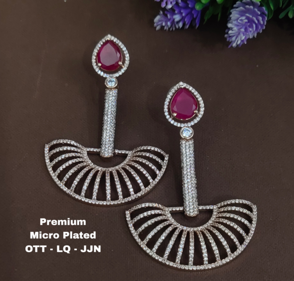 One gram gold Earrings |One gram gold Chandbali Earrings
