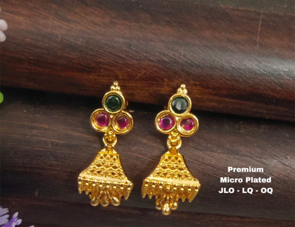 One gram gold Earrings |One gram gold Jhumka Earrings
