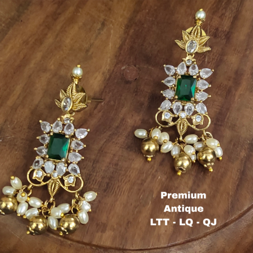 One gram gold Earrings |One gram gold Chandbali Earrings