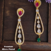 One gram gold Earrings |One gram gold Chandbali Earrings
