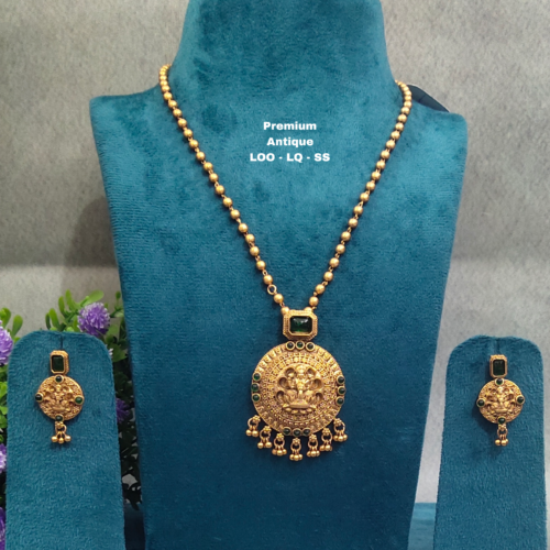 One gram gold Antique beads Chains | One gram gold Jewellery