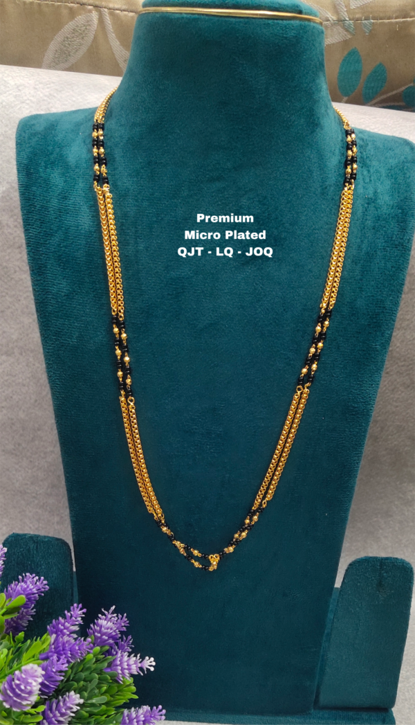 One gram gold Black beads | Nalla Pusala Chains