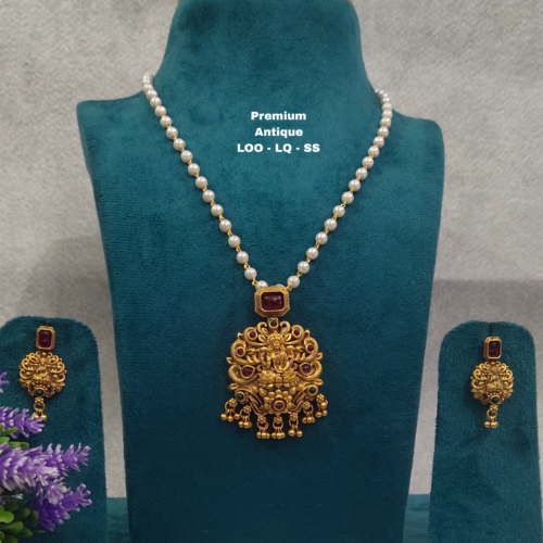 One gram gold Jewellery | One gram gold Pearls Chains | One gram gold  Mutyala Chains