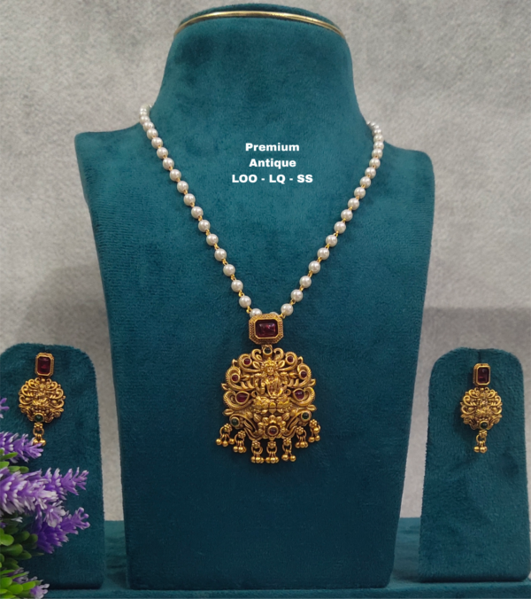 One gram gold Jewellery | One gram gold Pearls Chains | One gram gold  Mutyala Chains