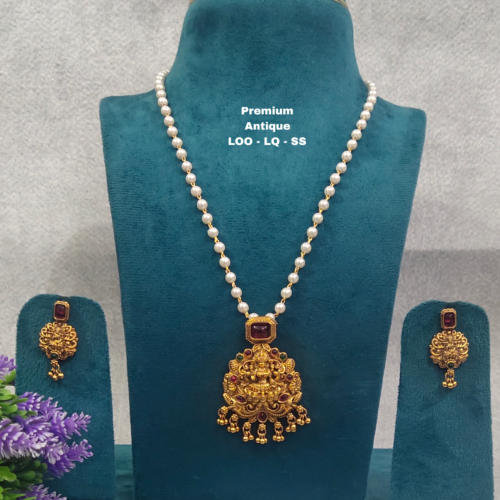 One gram gold Jewellery | One gram gold Pearls Chains | One gram gold  Mutyala Chains