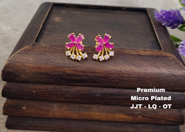 •	One gram gold Earrings | One gram gold Jewellery Studs Earrings