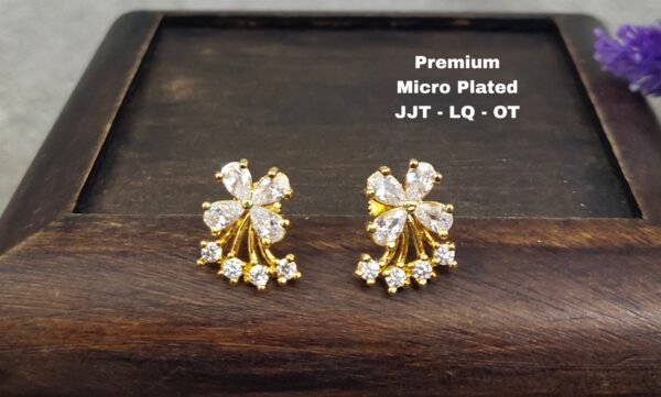 •	One gram gold Earrings | One gram gold Jewellery Studs Earrings