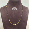 •	Short Black beads | One gram gold  Black Beads |  Nallapusala Chains