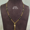 •	Short Black beads | One gram gold  Black Beads |  Nallapusala Chains