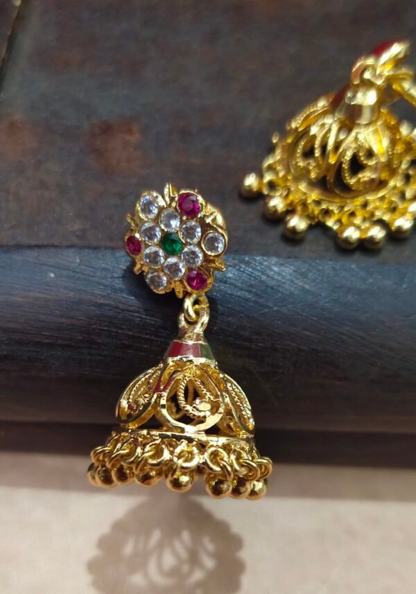 One gram gold Jewellery | One gram gold Earrings | Buttakammalu